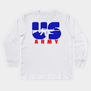 ARMY USA Kids Long Sleeve T-Shirt